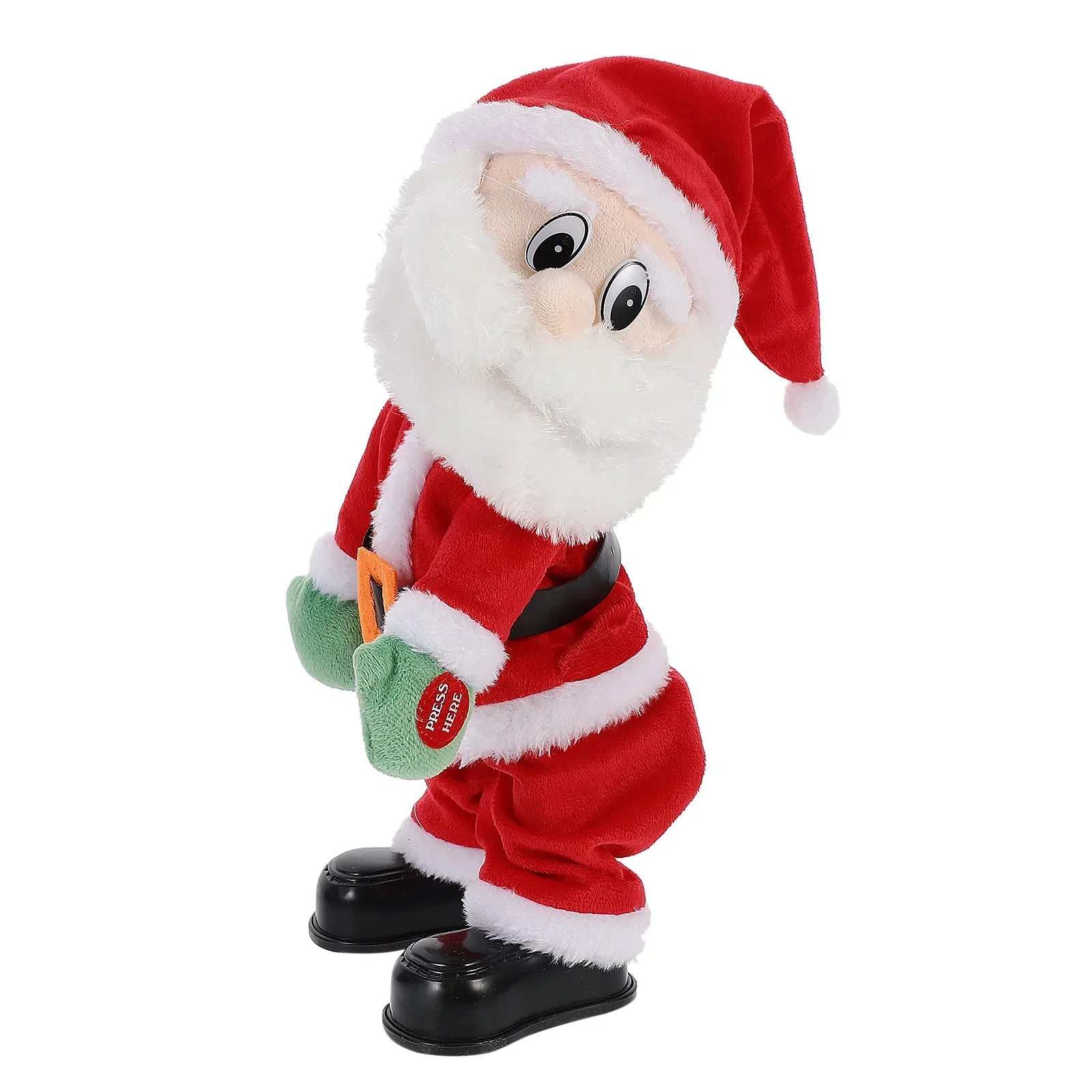 Dancing Santa Claus Musical Electric Twerk Singing Dancing Santa Clause Hip Shake Figure Twisted Hip Toys Xmas New Year Gift