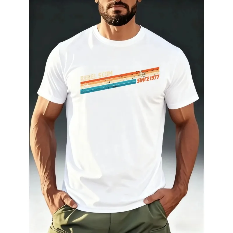 Men's Sci-fi Style T-shirt Short Sleeved 