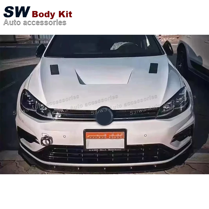 Carbon Fiber Air Vent Hood For Volkswagen VW VII Golf 7 7.5 MK7 GTI R Car Front Engine Valve Cover Hood Auto Parts