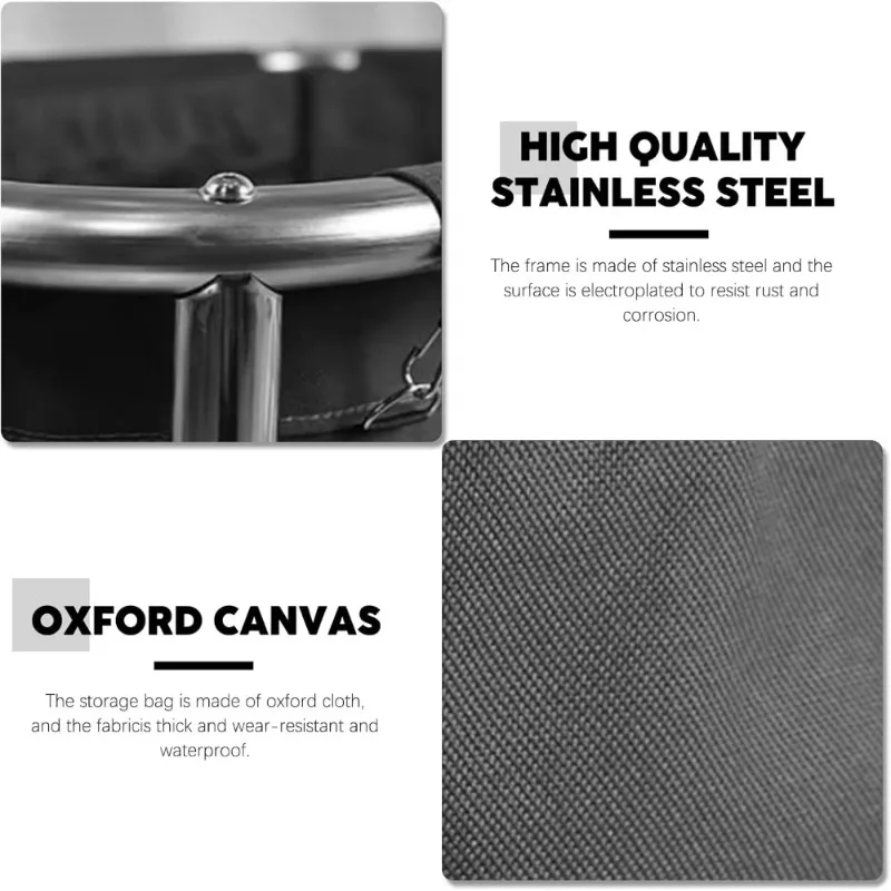 

Commercial Laundry Cart w/Wheels&with Removable Waterproof Canvas Lined Basket, 11.35Bushel Laundry Tumbler, for Hotels&Hospital