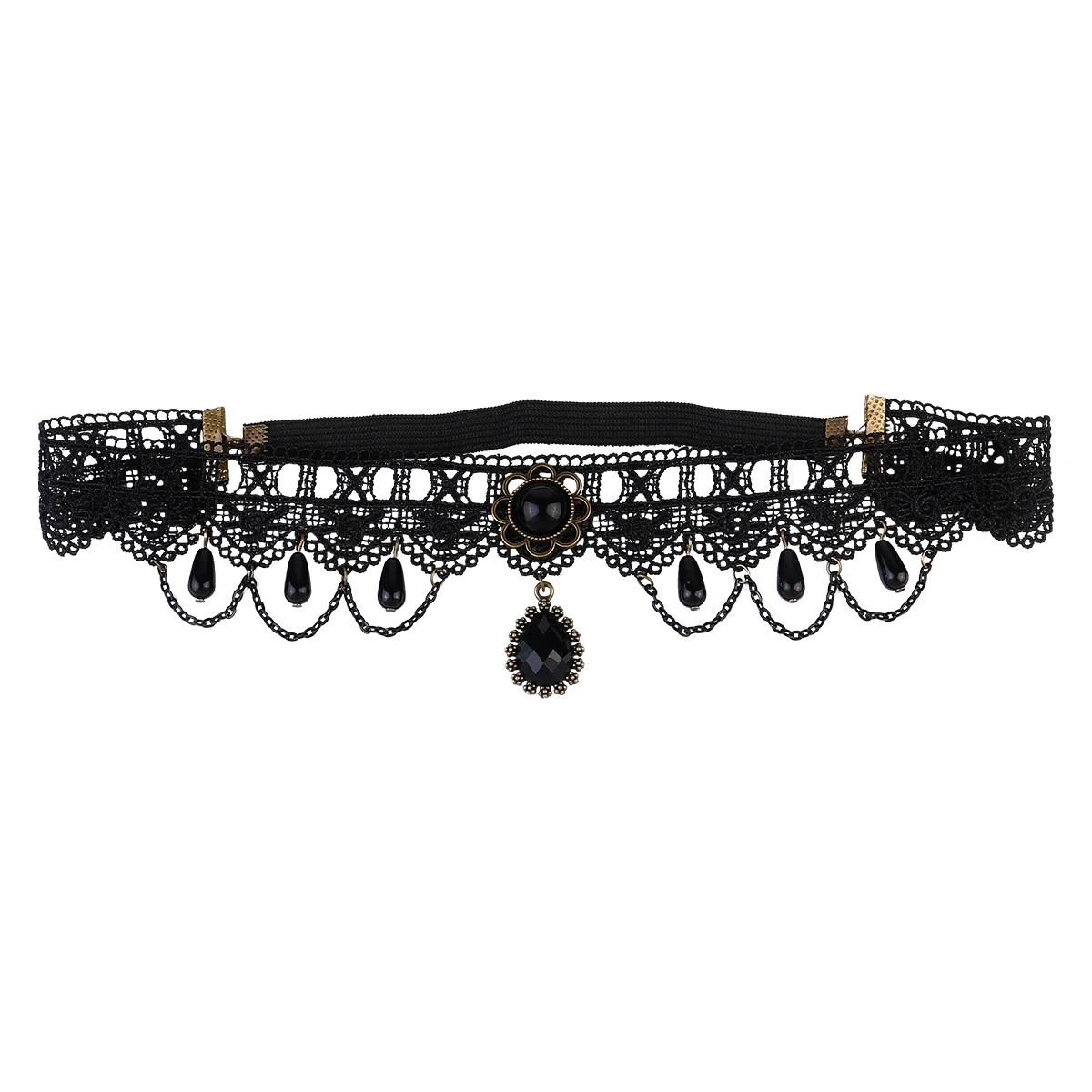 

Lace Headband Hair Band Elastic Strap Forehead Headdress Girls Accessories Cosplay Party Halloween Headband Prom