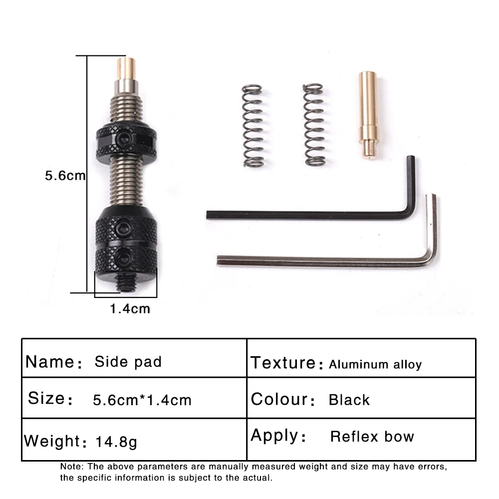 ACCMOS arrow rest Shockproof Adjustable Cushion/Plunger/Side Pad Archery Recurve/Longbow Bow Hunting Accessory