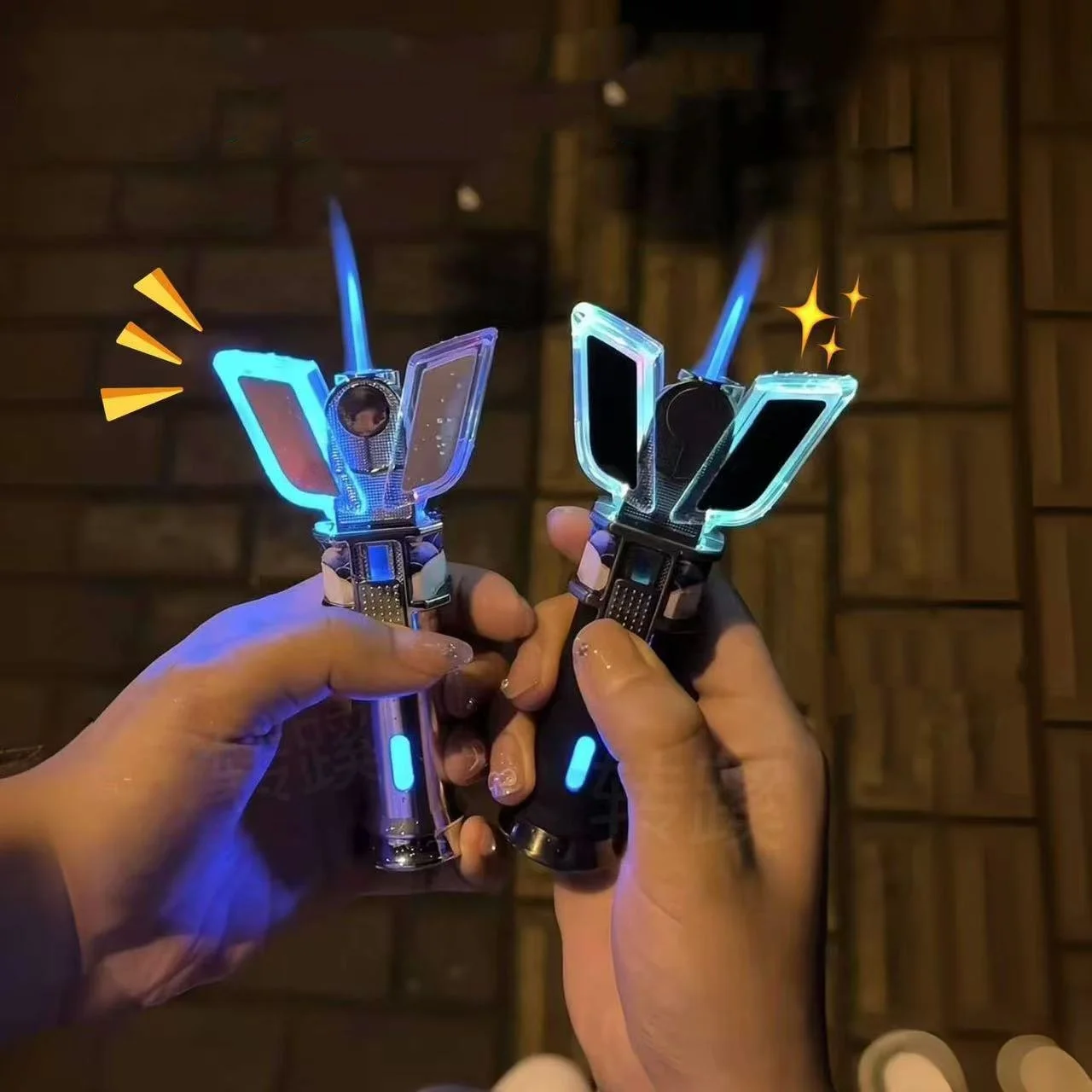 

Childhood memories believe in the power of light colorful lights windproof gas lighter portable gift high-end gift for boyfriend