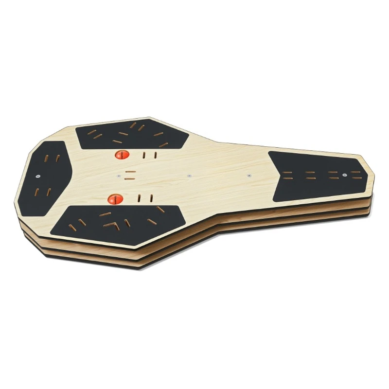 Fahrrad-Rockerboard, Indoor-Trainingstisch für Mountainbikes und Rennräder, Schadensfreier Carbonfaser-Rahmen