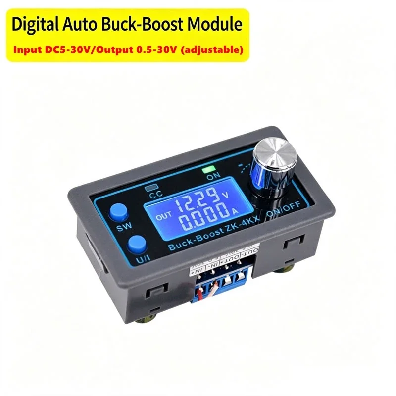 Digital Display Dc-dc Step Down Buck Converter Adjustable Cv Cc Power Supply Module Over Voltage Over Current Over