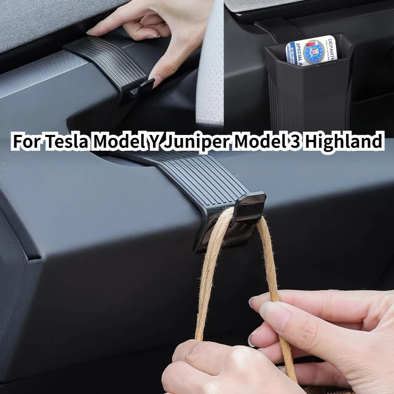 

For Tesla Model Y Juniper Model 3 Highland Dashboard Hook Bracket ABS Instrument Panel Hook Phone Stand Bracket Accessories 2025