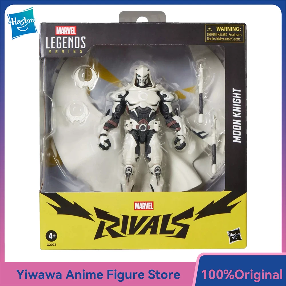 

Original NEW Hasbro Marvel Legends Series Moon Knight (Marvel Rivals) 15cm Deluxe Anime Action Figure Model Toys