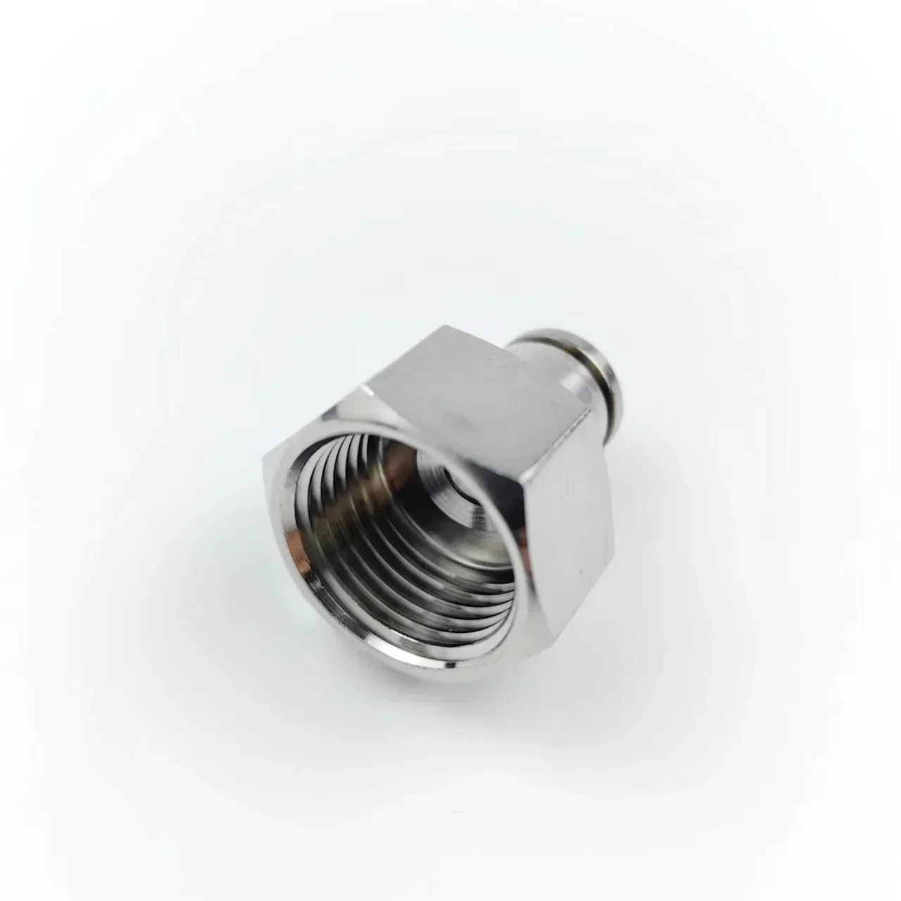 PCF Pneumatic Quick Connector 304 Stainless Steel Internal Thread Quick Plug Straight through Pt Internal Thread Air Hose 4-12mm