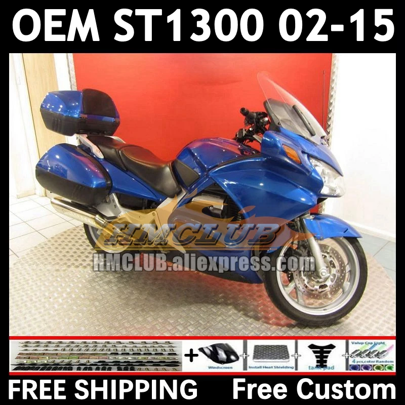 STX1300 For HONDA Pan European ST1300 88No.39 ST-1300 ST 1300 02 03 04 05 06 07 08 09 2010 2011 2012 gloss blue 2015 Fairings