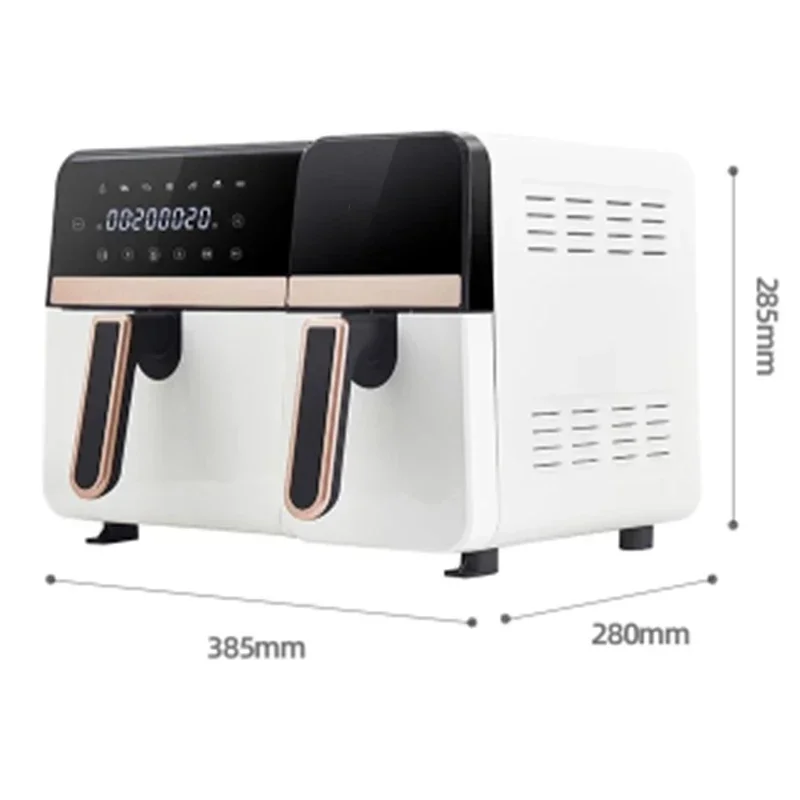 Air Fryer Double Warehouse Large Capacity New Home Multi-functional Automatic Oven Integrated Electric Fryer 9L