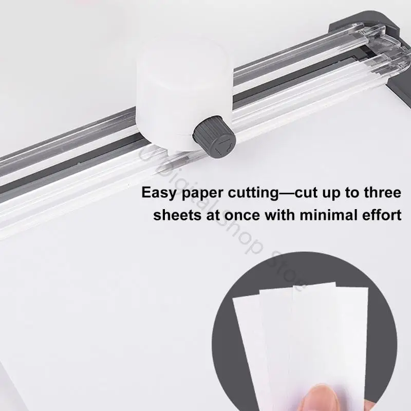96BA Portable Manual Paper Trimmer for Straight and Decorative Paper Cuts