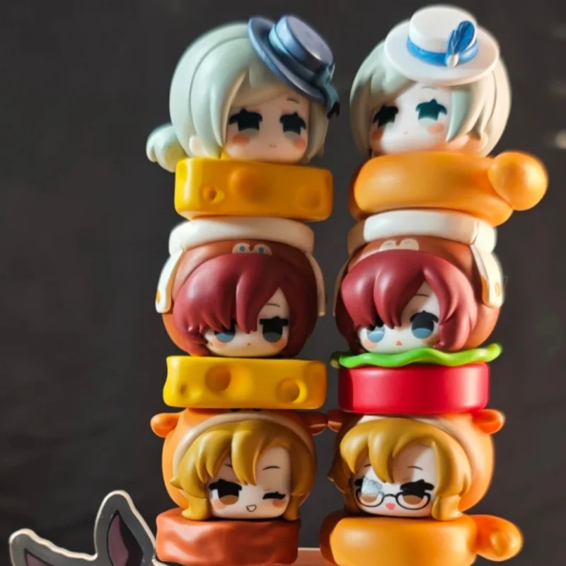 

Подлинная Revise: 1999 Team Burgerkeeper Topping Series Blind Boxes Vertin Cute Doll Kawaii Model Garage Kit Праздничный подарок для девочки