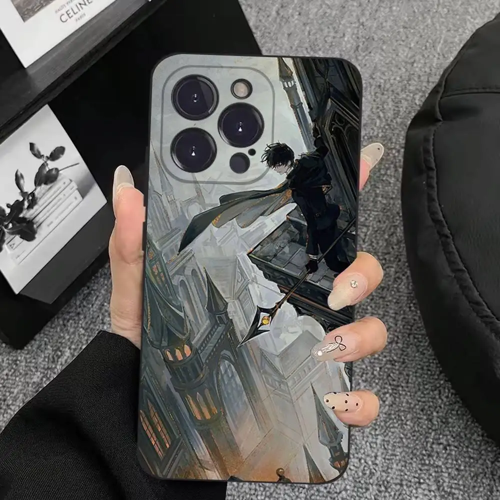 L-Lord of M-Mysteries Phone Case For iPhone 17,16,15,14,13,12,11,Plus,Pro Max,XS,X,XR,SE,Mini,8,7,Soft Silicone Black Cover