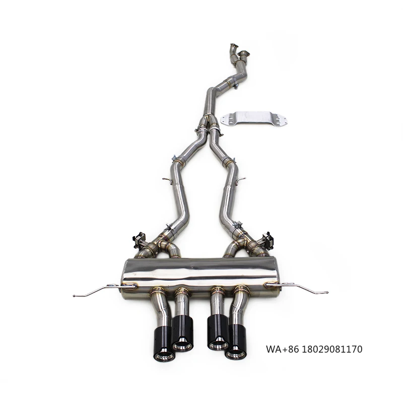 

Выхлопная система BK из нержавеющей стали Catback для M3/M4 G80/G82/G83 3.0T 2019-2023 с клапанной системой Valvetronic и насадками M Performance