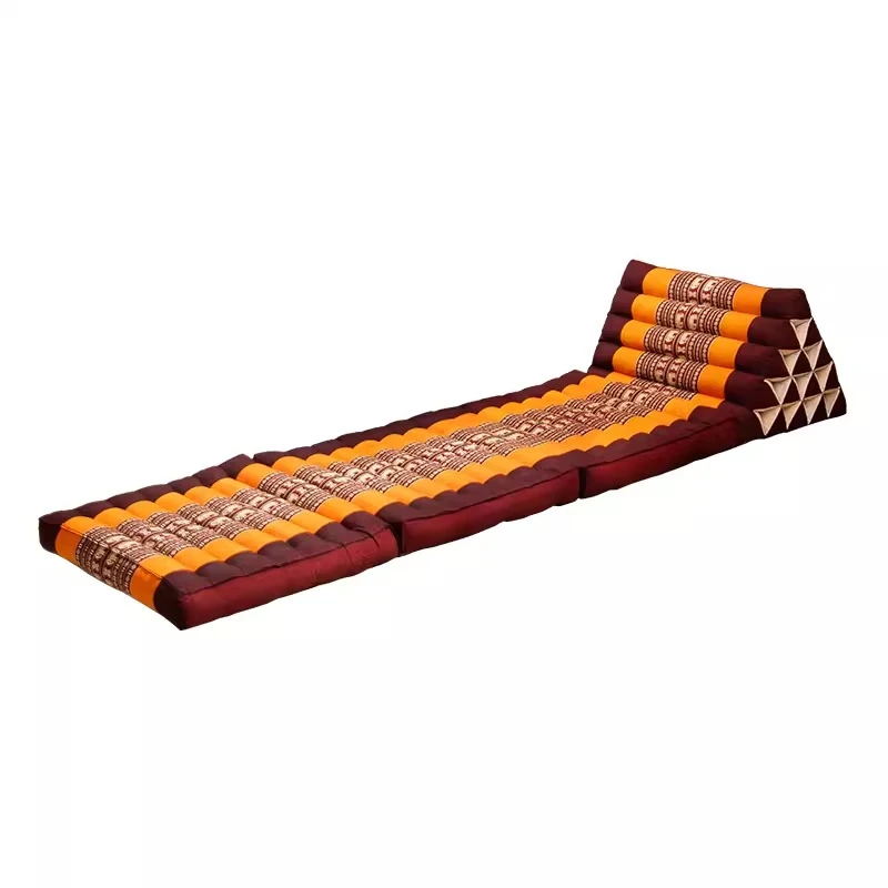 

bay window sill triangle cushion integrated foldable thickened camping mat Thai-style tatami semi-reclining cushion