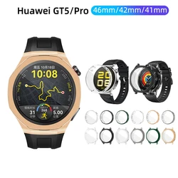 For Huawei Watch GT 5/GT5 Pro 46mm 42mm 41mm TPU Full Case All Cover Bumper Cover Protector With Screen Protector