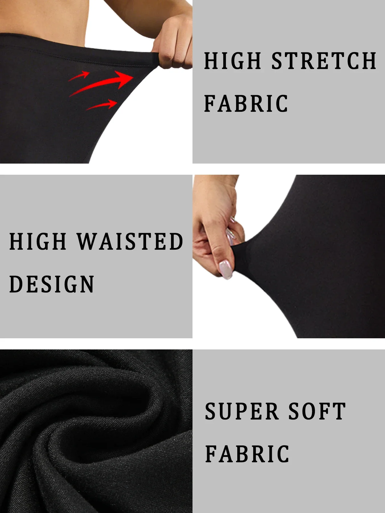 سراويل ضيقة نسائية قابلة للتمدد منخفضة الارتفاع بمقاس كبير - لباس ضيق فائق النعومة عالي المرونة للجري والتدريب والحياة اليومية #3