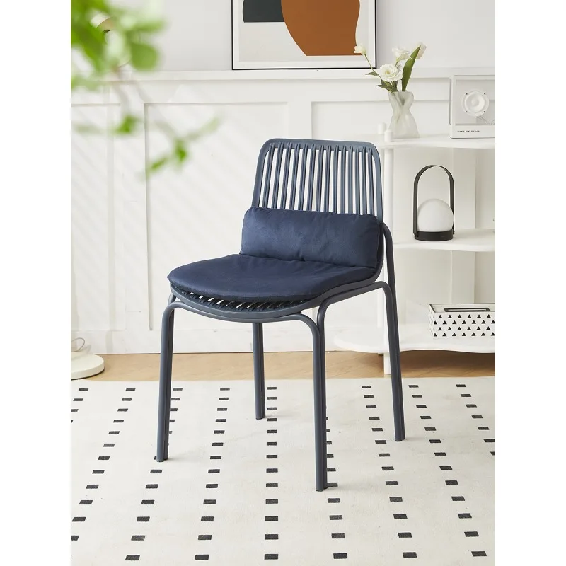 Nordic dining chairs, simple modern thickened plastic backrests, milk tea shops, outdoor negotiation chairs for household use