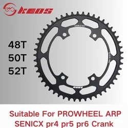KEOS 120 BCD chainring 48T 50T 52T road bike MTB chainring 120BCD suitable for PROWHEEL ARP SENICX pr4 pr5 pr6 crank