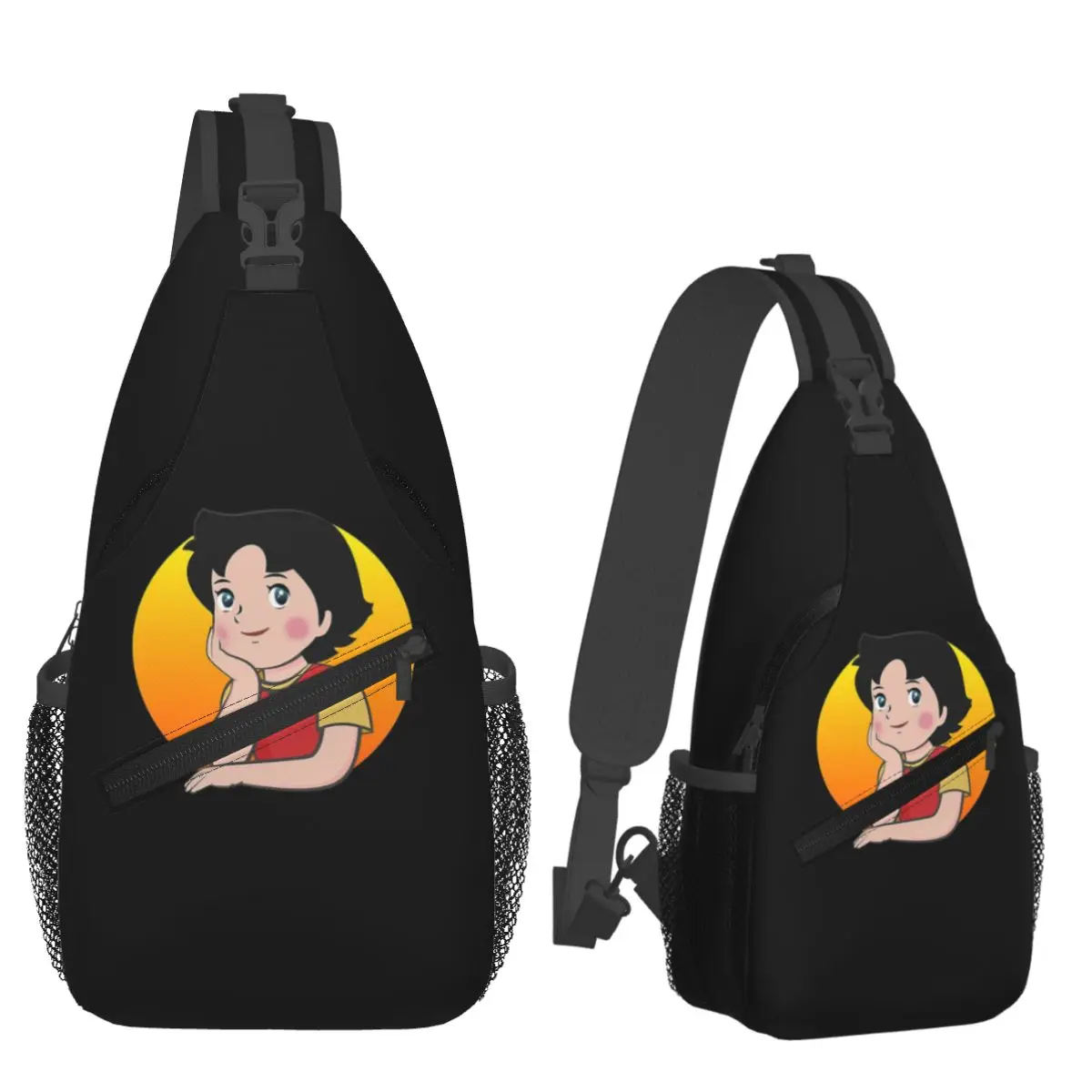 

Heidi Chest Bag Men Sling Crossbody Backpack Chest Bag Traveling Hiking Daypack Shoulder Bag