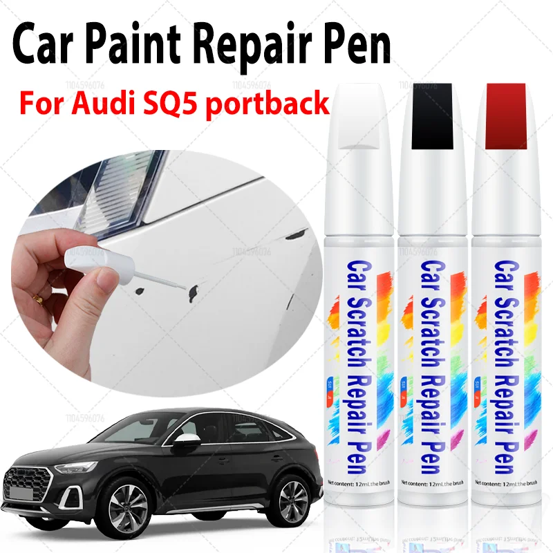 For Audi SQ5 Sportback Scratch Unloading Paint Pen Automotive Paint Stylus Repair Automotive Paint White LS9R Black LY9T Silver