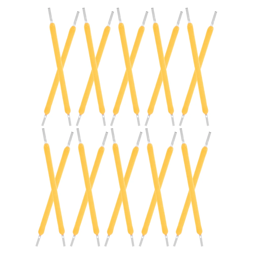 

24Pcs Hard Filament LED Bulb 38mm High Brightness Energy Saving Replacement Lamp Parts for Commercial Home Industrial Lighting