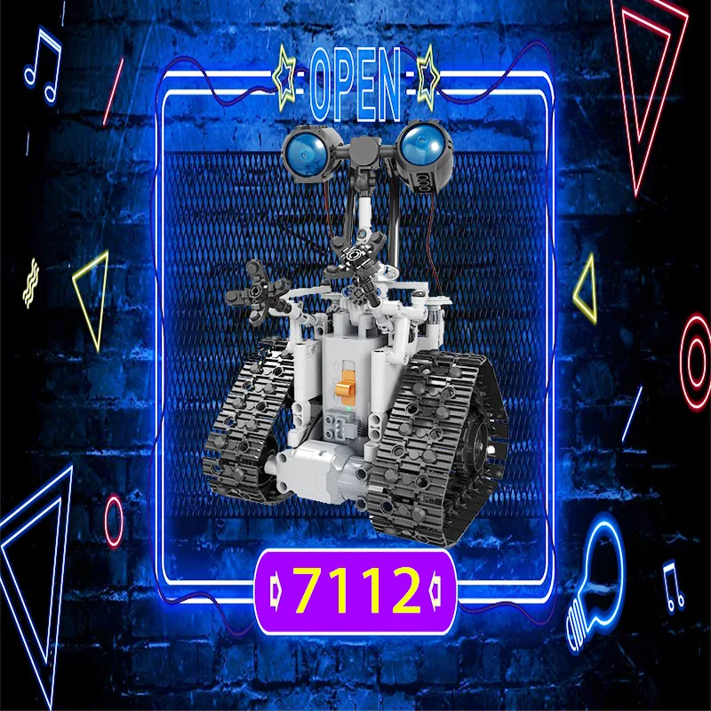 NEW 408PCS Creative Technical RC Robot Electric Building Blocks City Remote Control Intelligent Robot Bricks Kids Christmas Gift