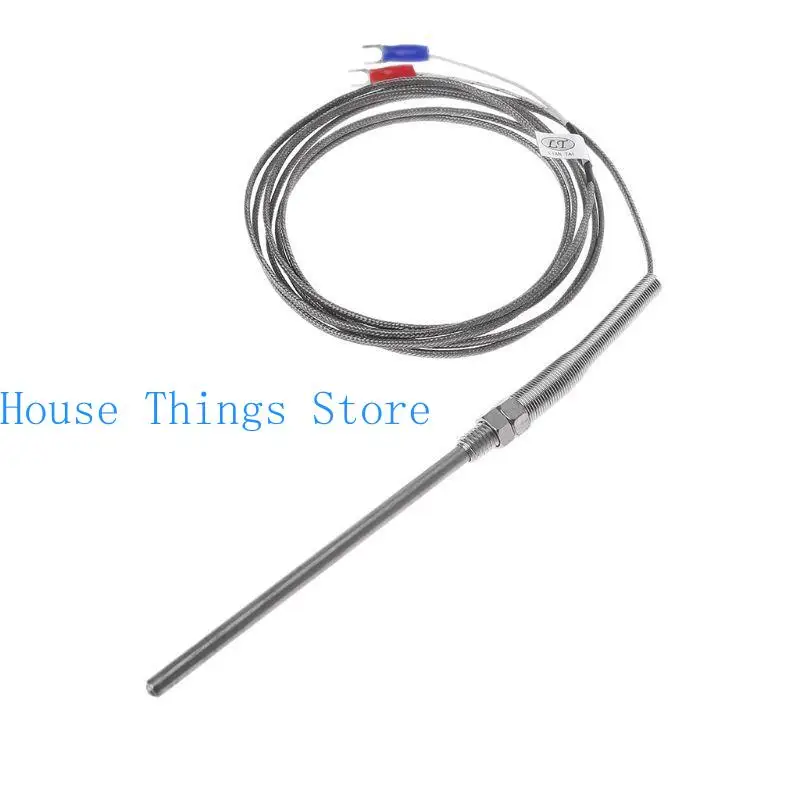 652F K Thermocouple High Temperature Wire Cable Thread 50/100/150/200mm
