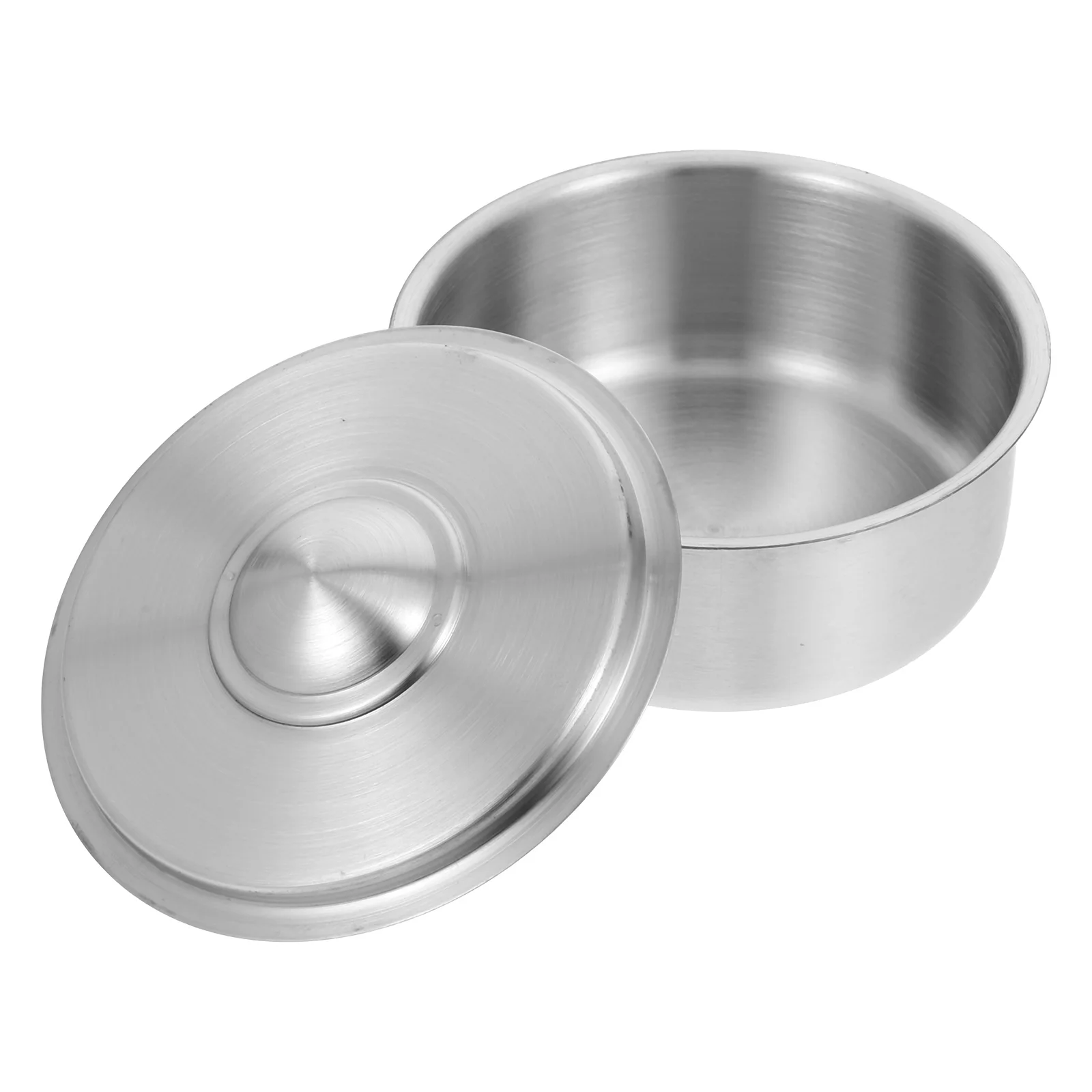 

Kitchen Stainless Steel Bowl Cover Multifunctional for Steaming Food Eggs Rice Buns Portable Easy to Carry and Store Home