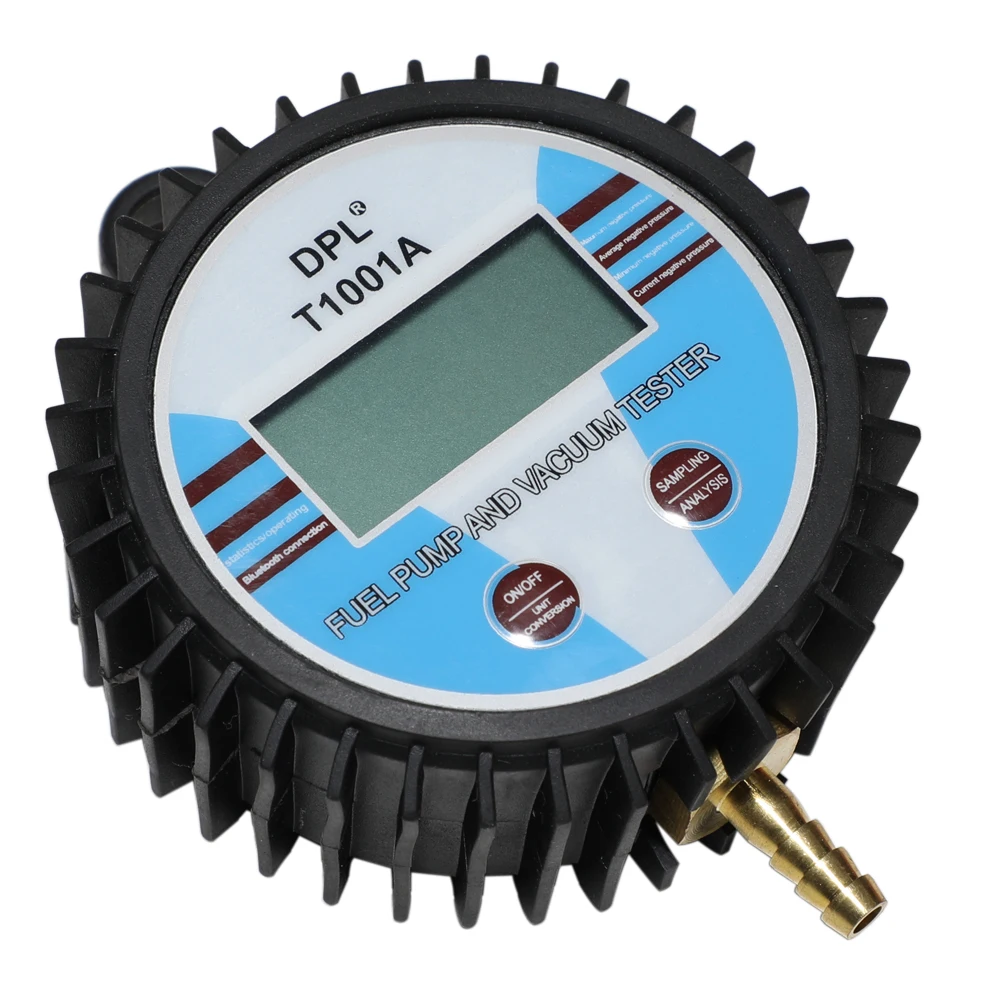 Vacuum Gauge Tester Multifunctiona Fuel Pump Catalytic Converter Muffler Carburetor Exhaust Back Pressure Tester Digital Display