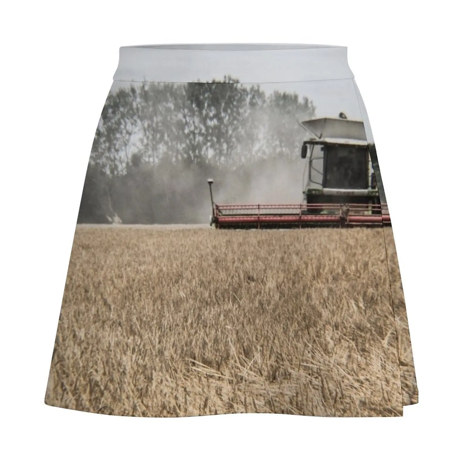 Combine Harvester in Norfolk Mini Skirt Miniskirt Women's summer dress fairy core Mini Skirt