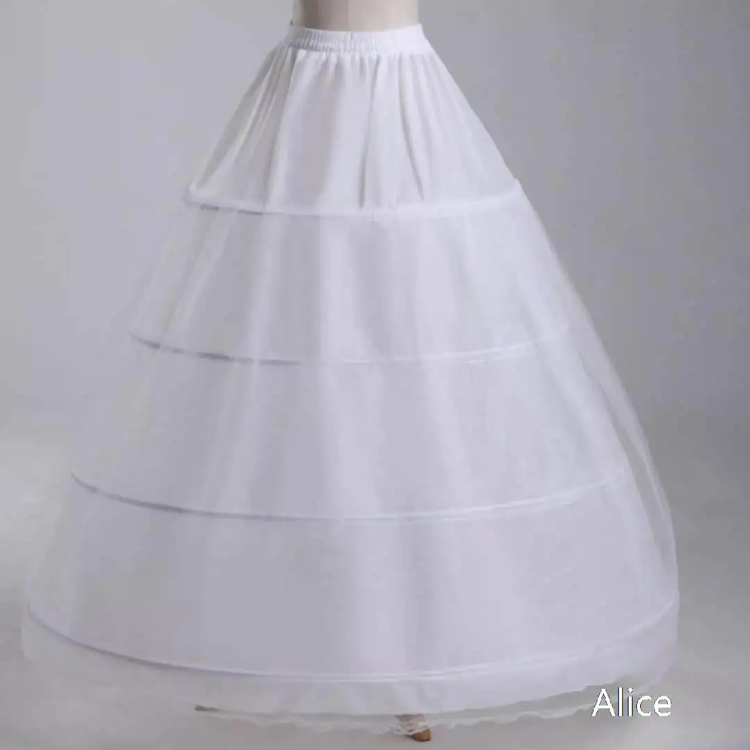 Hot Sales Sexy Style Ball Gown 4 Hoops Under Skirt Wedding Petticoat