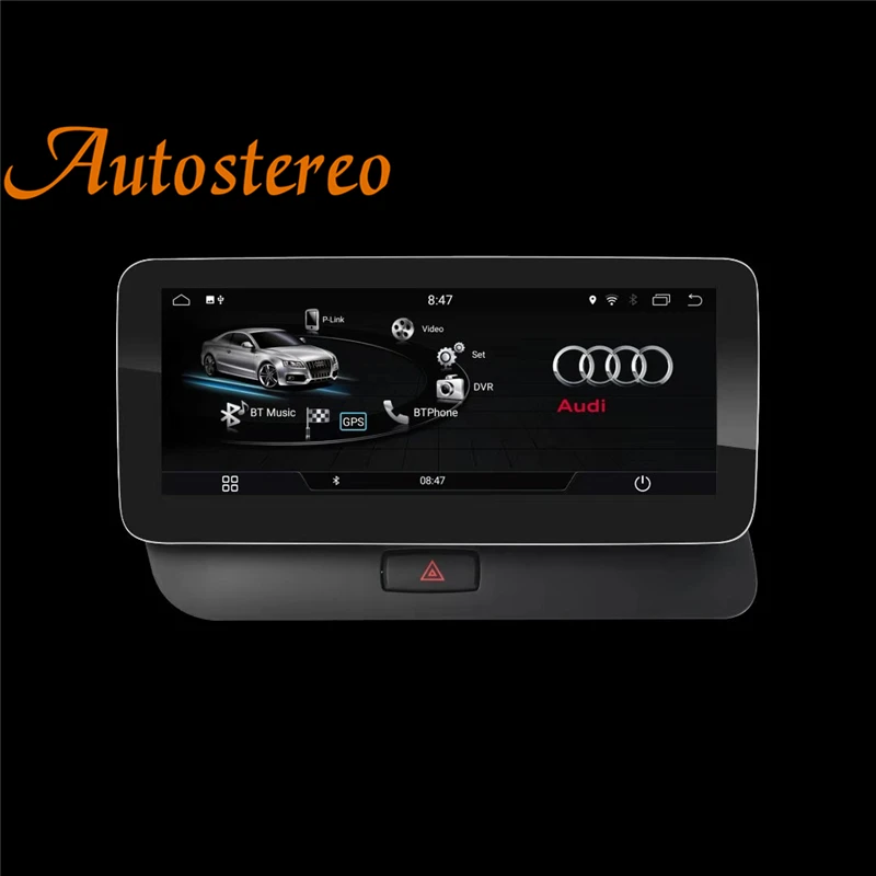 For Audi Q5 2009-2015 Android 10.0 6+128G Car GPS Navigation Multimedia Player Auto Stereo Radio Head Unit Tape Recorder LHD&RHD