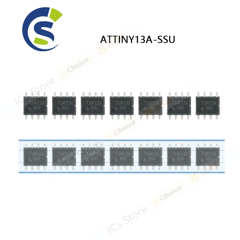 5-10PCS 100% New ATTINY13 ATTINY13A TINY13A ATTINY13A-SSU SOP-8