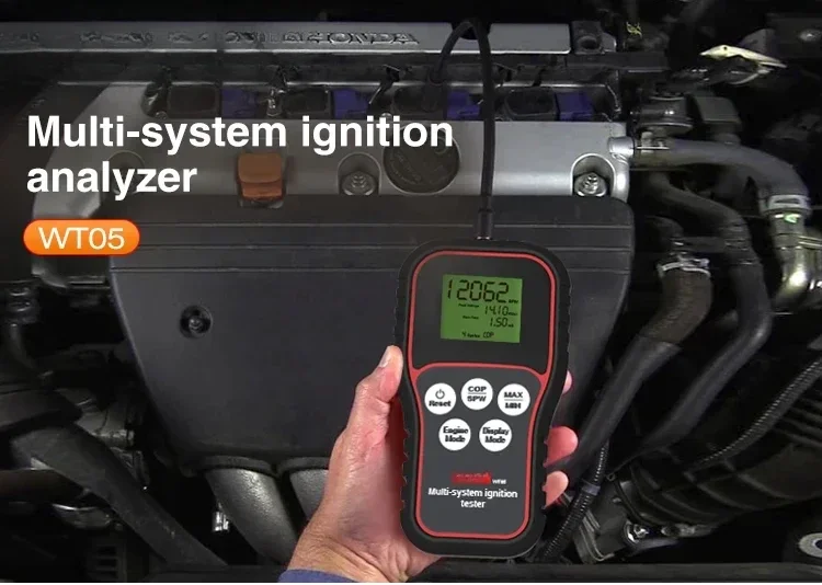 

Professional Ignition Analyzer Full Function Spark Burning time Testing vehicle check tool Car Engine Speed Detector HOT SALE