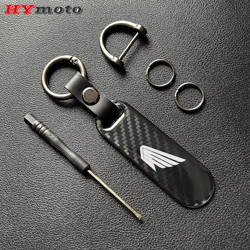 For Honda Mugen CB400 CB650F SH300 NC750 Forza NSS 350 750 Pcx ADV 125 150 160 Shadow VT 400 600 750 1100 Moto Keychain Keyring