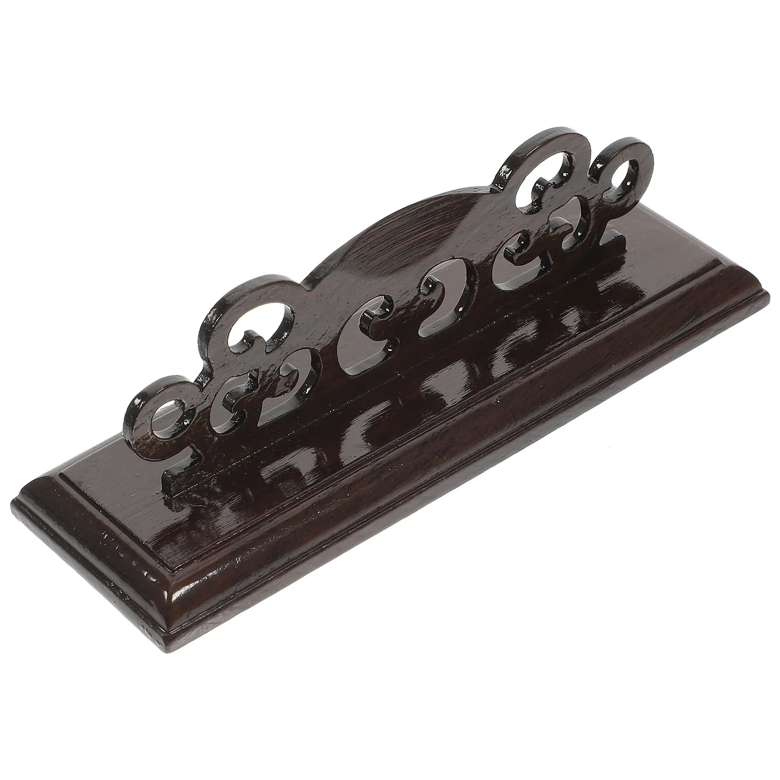 Handy Wooden Fan Display Stand for Traditional Circle Folding Fans Premium Crafted Fan Holder for Home Office Gallery Exhibition