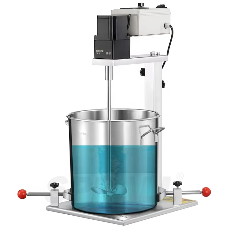 

Energy Saving Motor Paint Mixer Agitator Mixer Ink Glue Cream Cosmetic Liquid Mixer Stainless Steel the Best 5L 20L