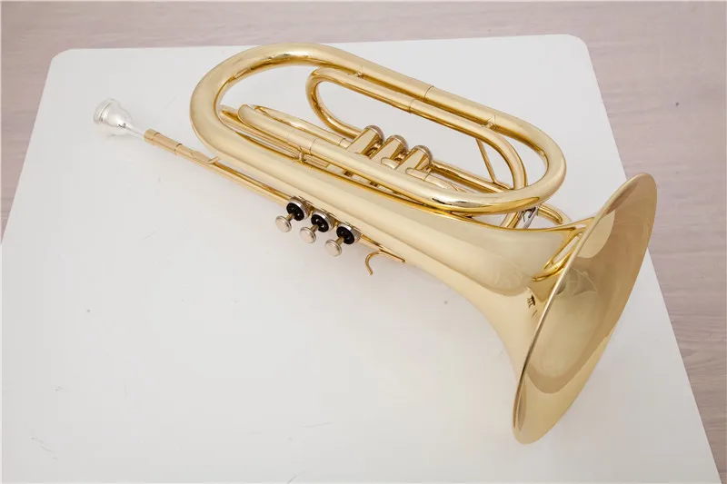 Professional Grade Trombone Bb Alto Trombone Alloy Band Instrument Descending B-KEY Marching Trombone