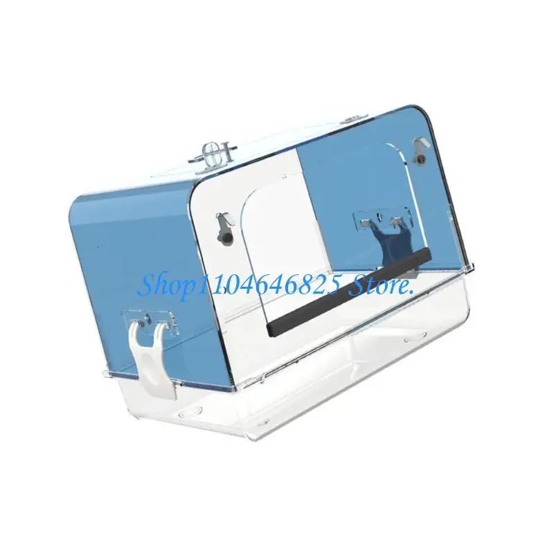 Parrot Bathtub Shower Box Large Capacity Multifunctional Pet Bird Bath Tub