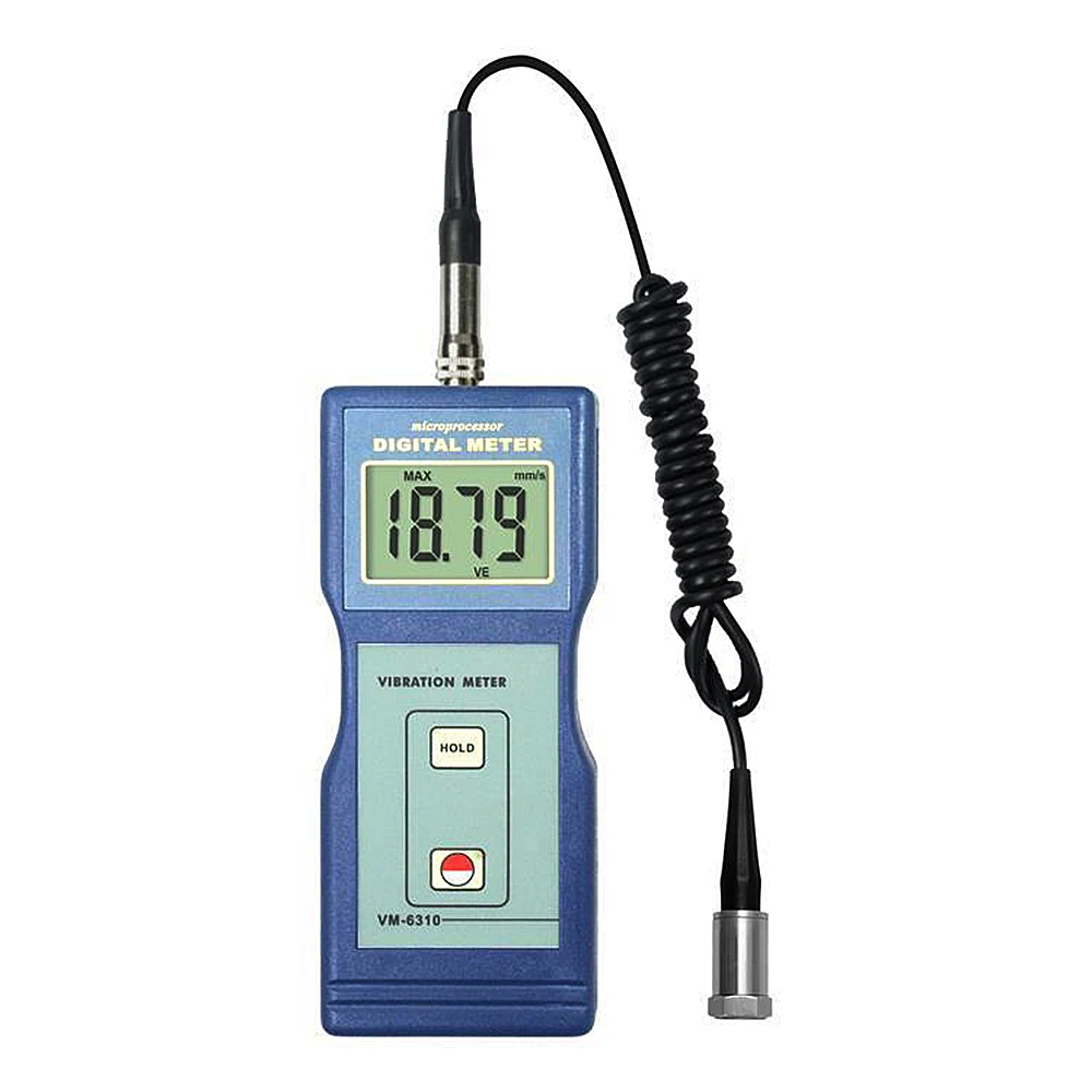 Vibration Detector VM-6310 Acceleration Displacement Mechanical Unbalance And Deviation High Precision Digital Vibrometer