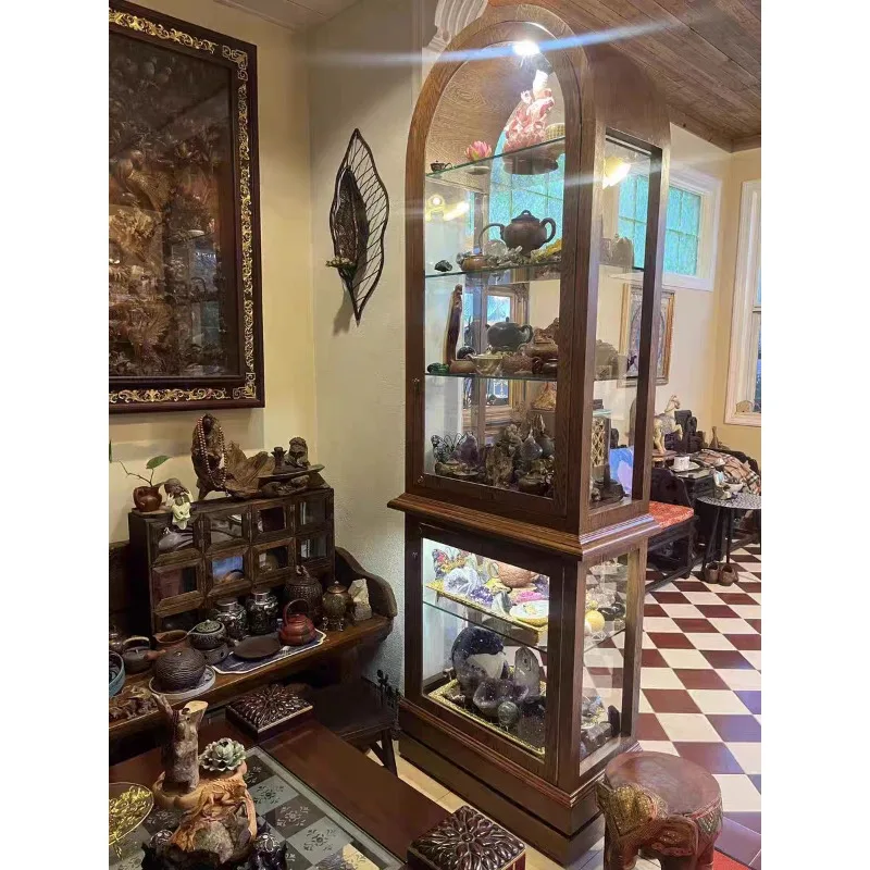 Medieval store jewelry display cabinet, jewelry Nakajima shelf