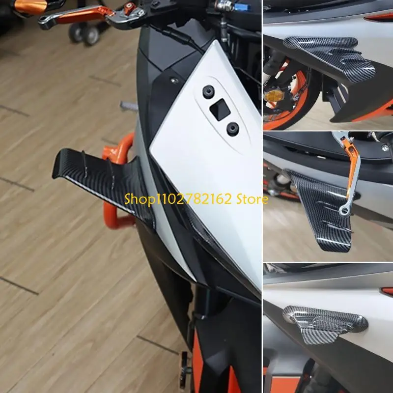 

547B Universal ABS Motorcycle Fairing Winglets Side Deflector Aerodynamic Spoiler