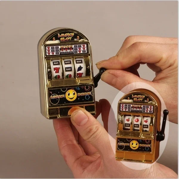 Funny Toys Slot Machine Mini Toy Lucky Jackpot For Fun Christmas Gift Kids Safe Toy