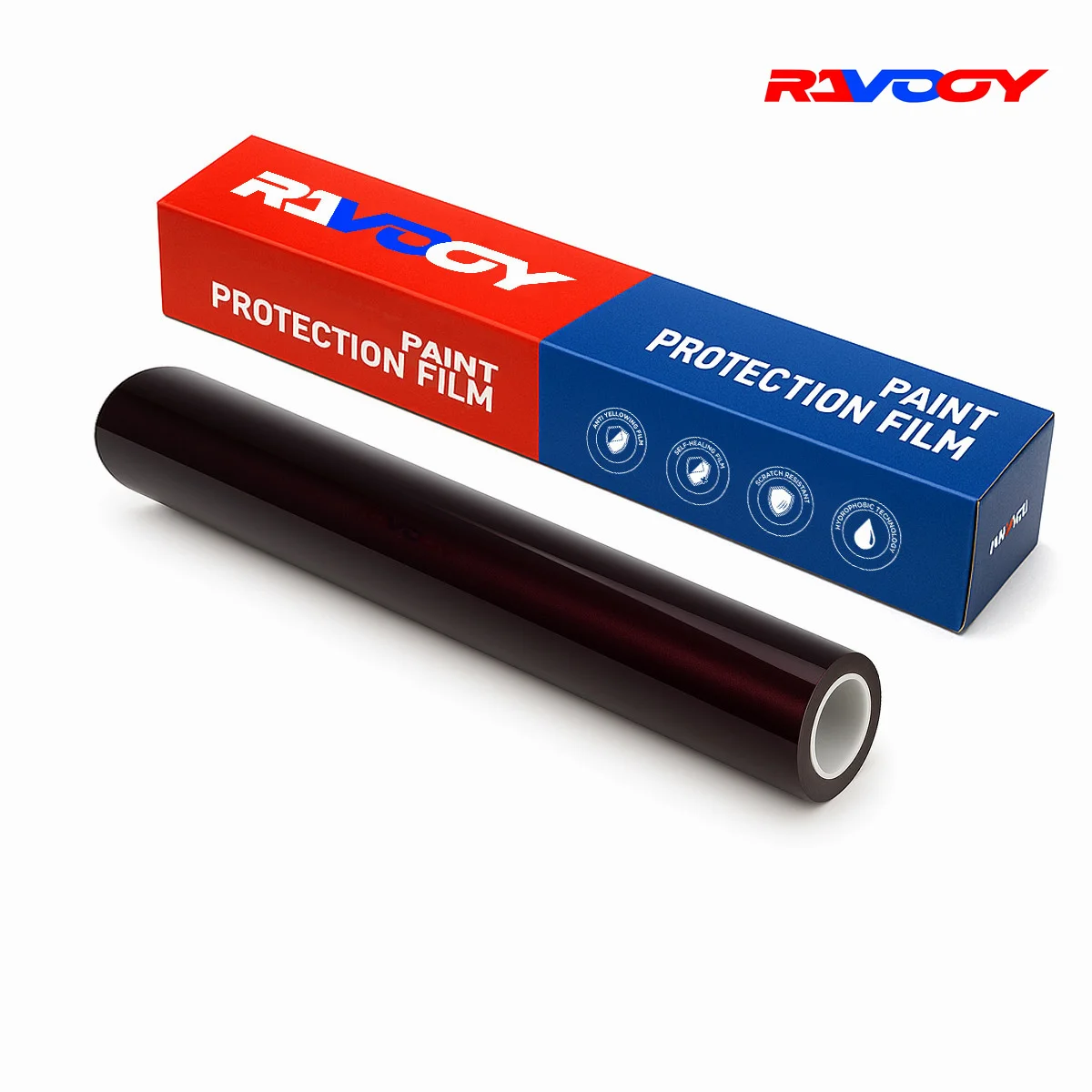 

High Glossy Drift Black Red Vinyl Wrap Film Self-Adhesive Durable Auto Tuning Stickers for Motorcycle