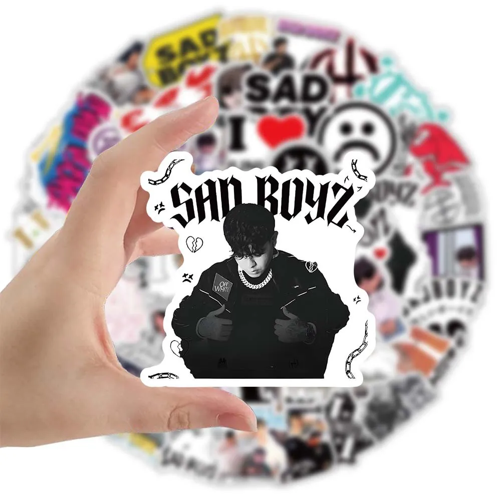 10/30/50PCS Sad Boyz Stickers Funny Graffiti Sticker Waterproof Decoration Decals DIY Luggage Laptop Guitar Car Bike Skateboard