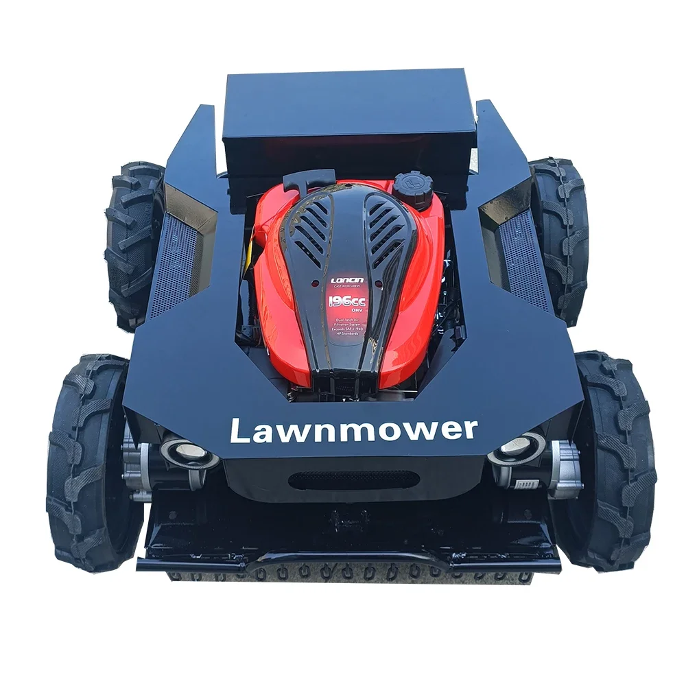 Manufactory Lowest Price Gasoline Robot Lawn Mower Grass Cutter Flail Mower Wheel Mower