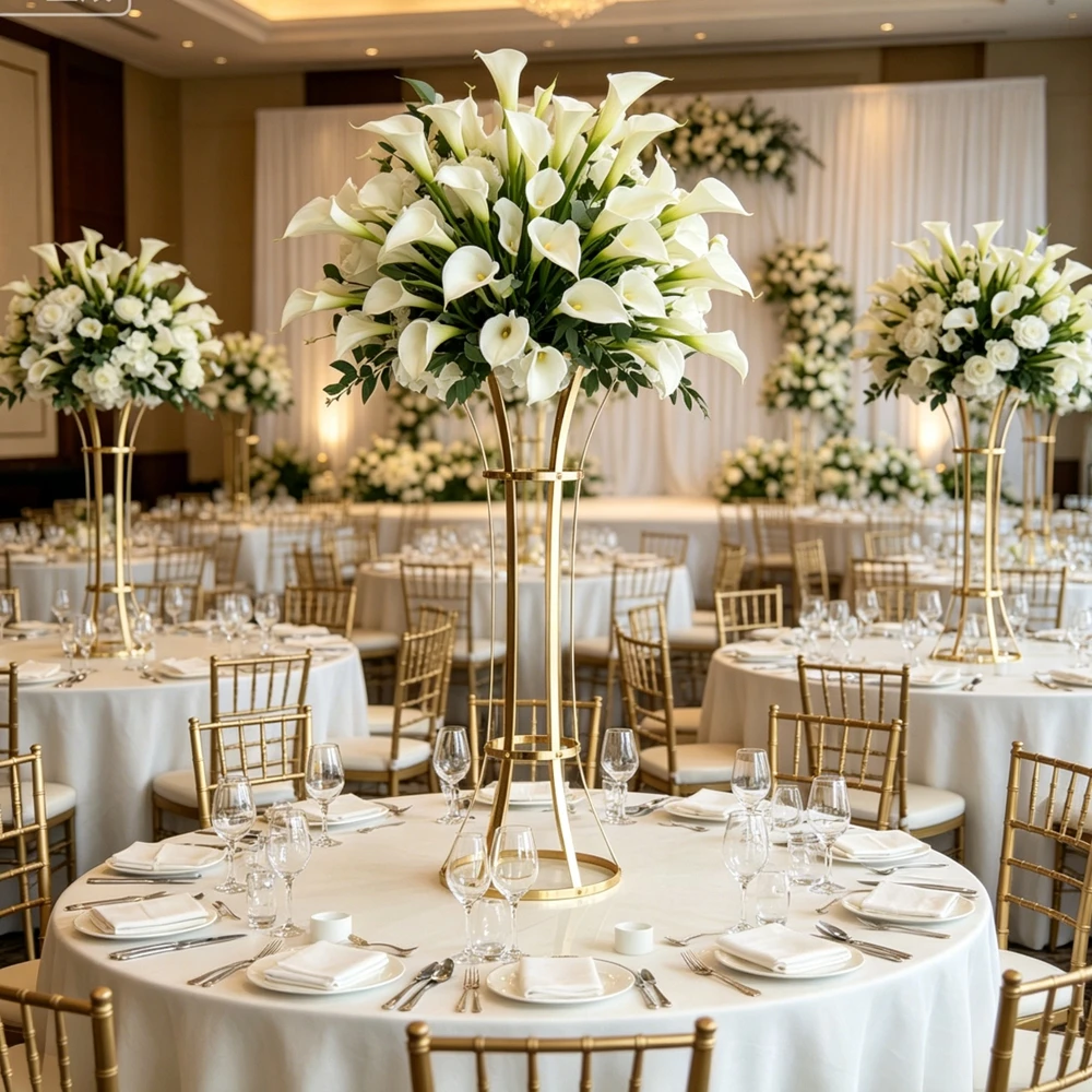 4/5/8/10 szt. Świeczniki kwiat – Centerpiece Vase Tall recenzja i cena
