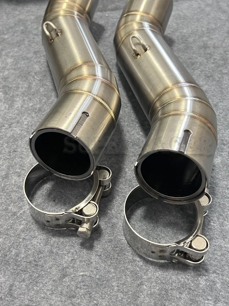 Motorcycle Exhaust Escape Mid Link Pipe Replacement Parts for Honda CBR500R CB500F CB500X CBR400 CB400X CB400F  2016 - 2022