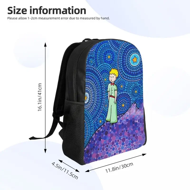 Sac à dos de voyage Le Petit Prince pour hommes et femmes, cartable d'ordinateur scolaire, sac à dos étudiant, collège de fiction française